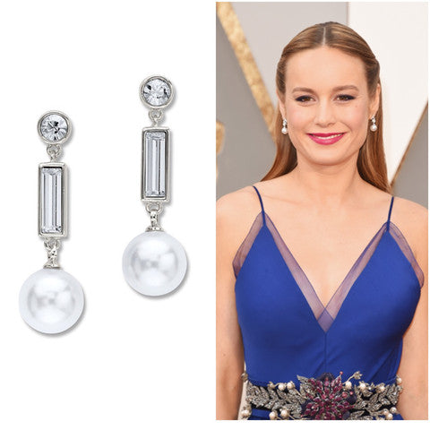 Brie Larson Oscars 2016 Executive Earrings