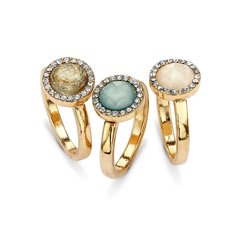 Tre Amore Stacking Rings