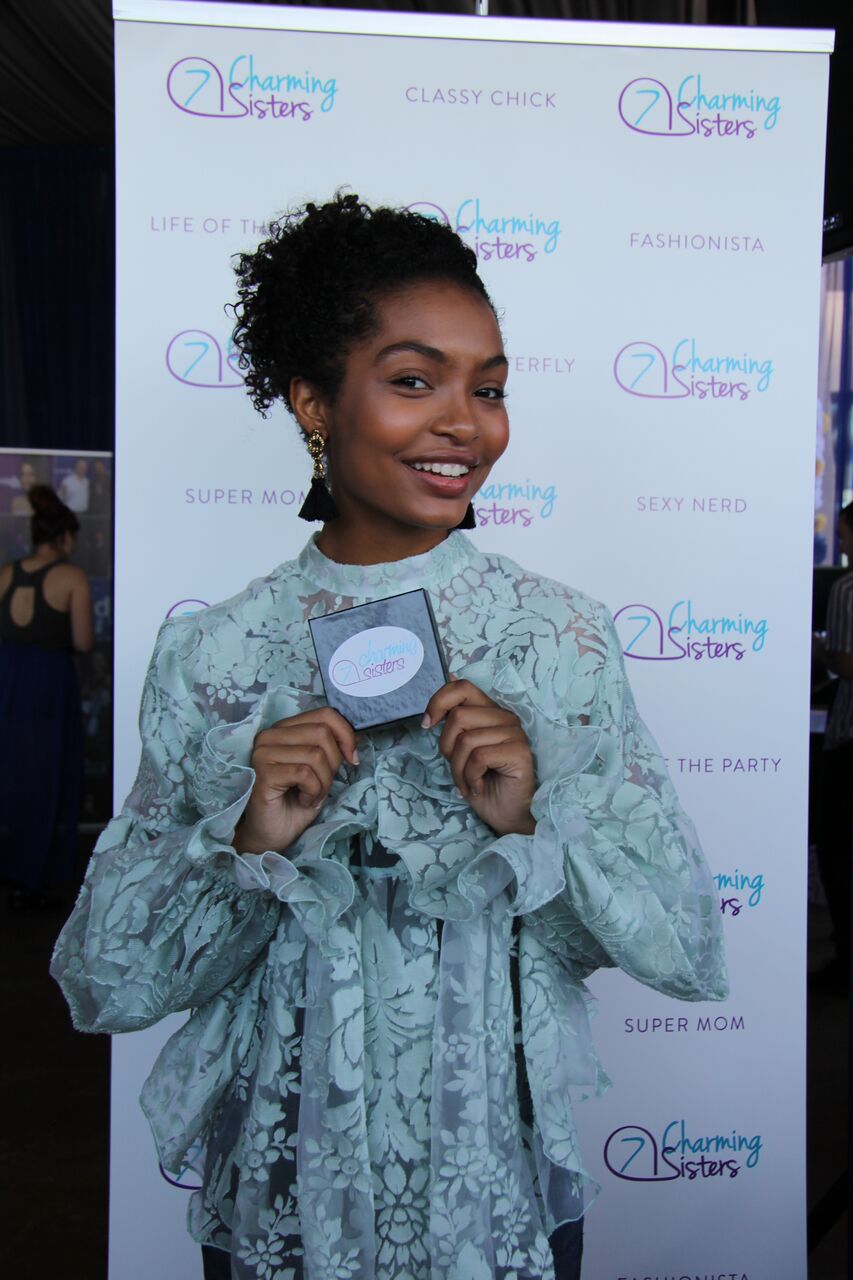 Yara Shahidi with 7 Charming Sisters at 2016 Emmy