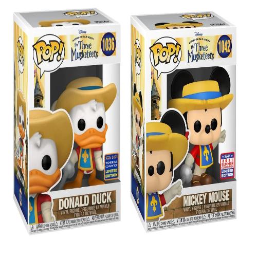 Funko Pop Disney The Three Musketeers (2021 Wondrous Convention) limited