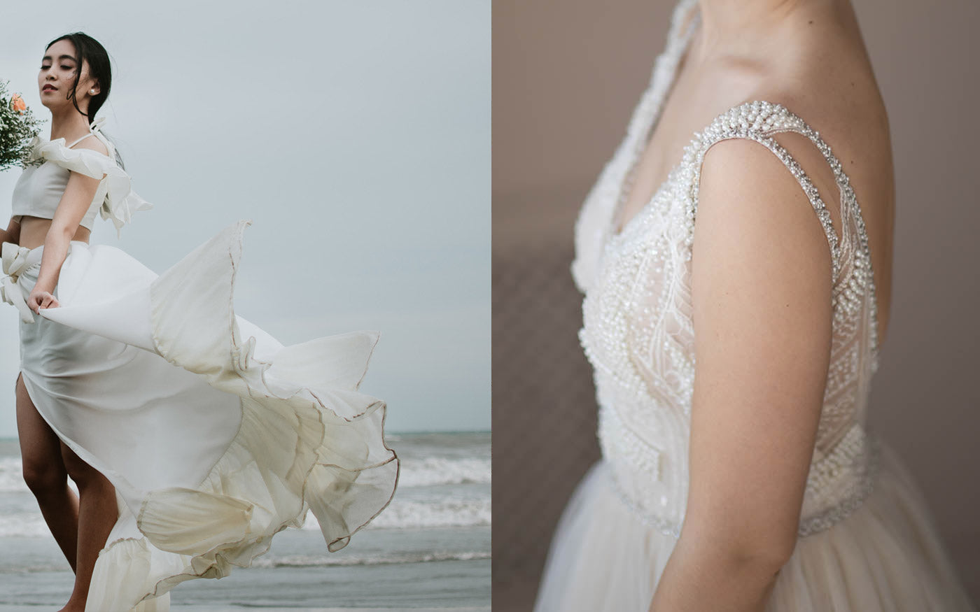 beach wedding dress inspiration