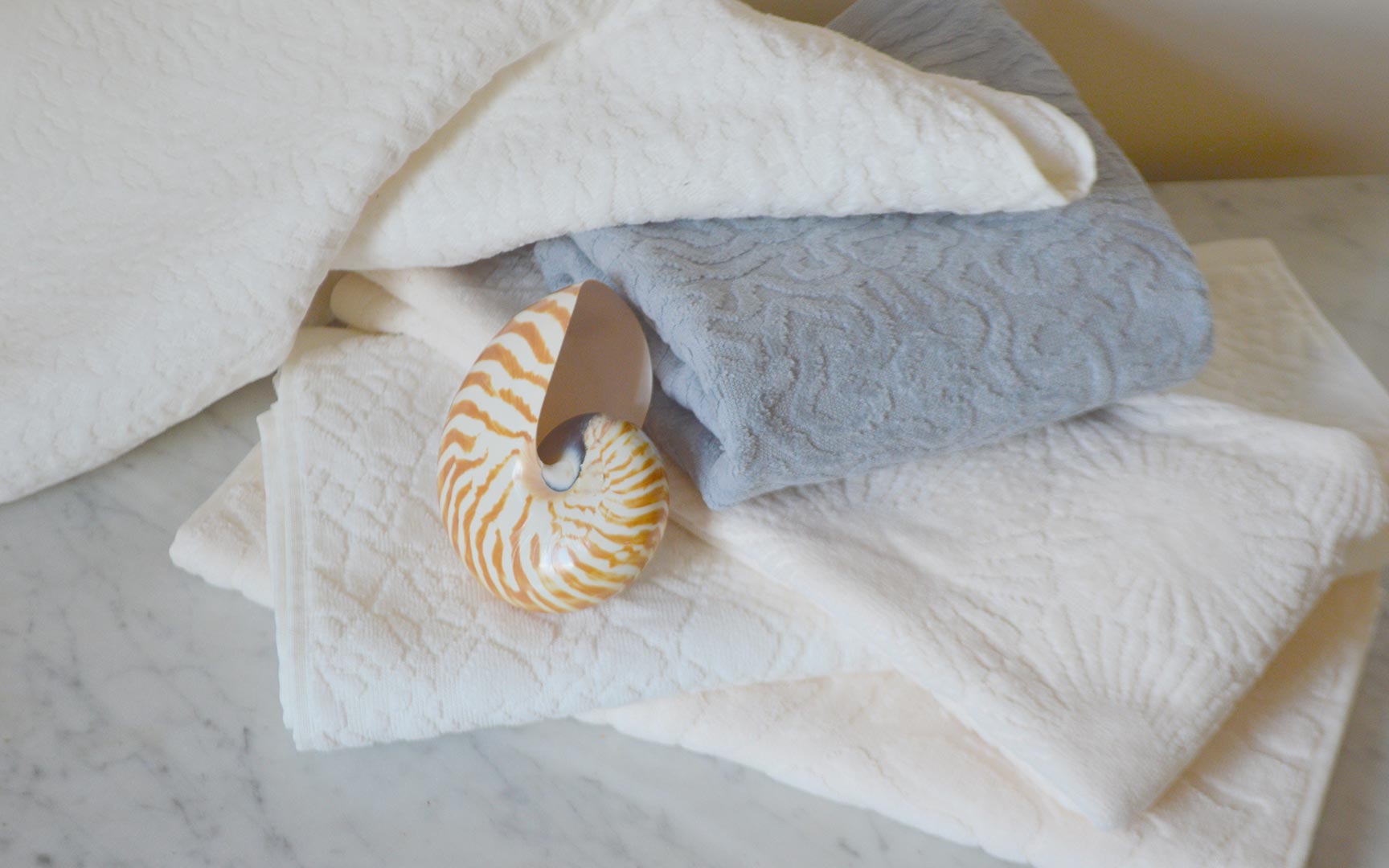 affina sea inspired bath towels