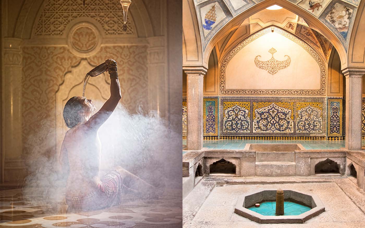 turkish hammam steam bath