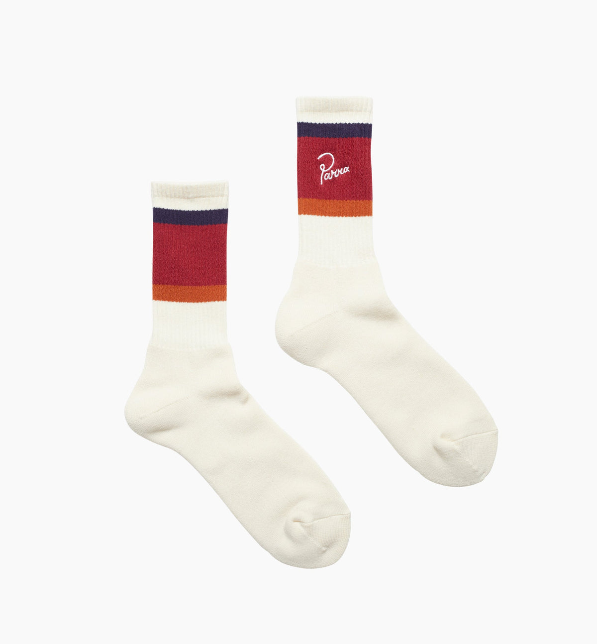 BY PARRA SCRIPT LOGO CREW SOCKS