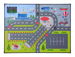 PlayRoads Toy Car Play Mats - Airport