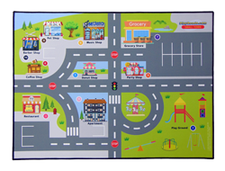 PlayRoads Toy Car Play Mats - Small Town