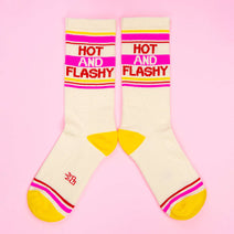 Hot and Flashy - Gym Crew Socks Nav Image 3