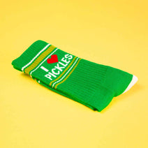 I ❤️ Pickles - Gym Crew Socks Nav Image 4