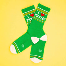 I ❤️ Pickles - Gym Crew Socks Nav Image 2
