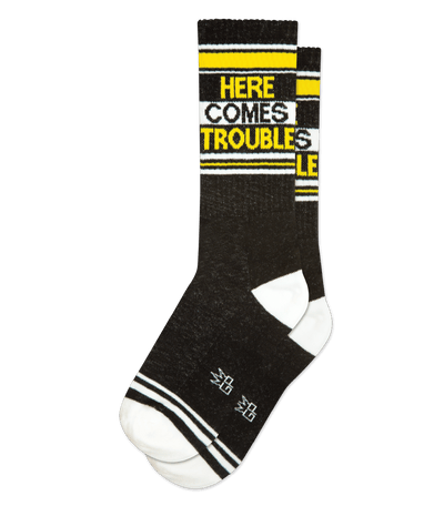 Exhausted American - Gym Crew Socks – Gumball Poodle