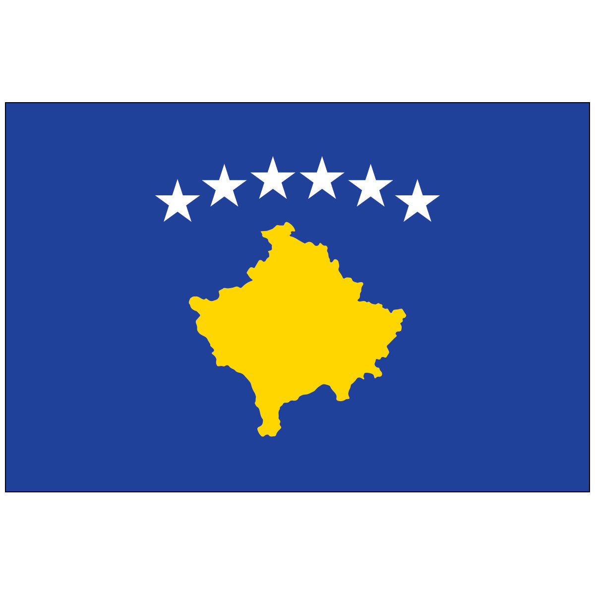 Kosovo - Nylon World Flag - Flagpoles Etc product image