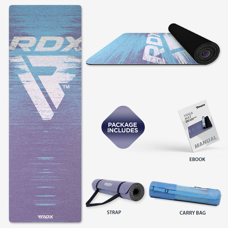 RDX D2 6mm PU Rubber Yoga Mat – RDX Sports