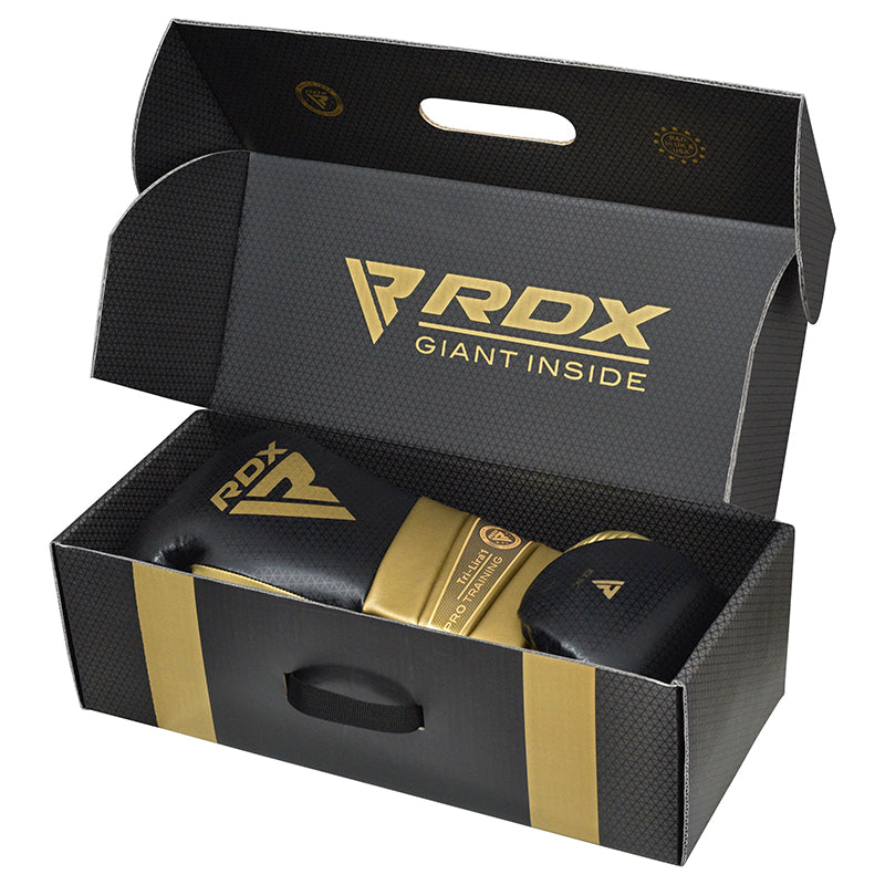 RDX L2 Mark Pro Sparring Boxing Gloves Hook & Loop Black/Golden — Gym From  Home LLC