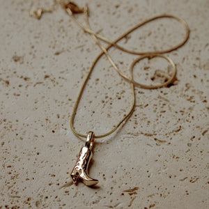 cowboy boot necklace - Kindred People