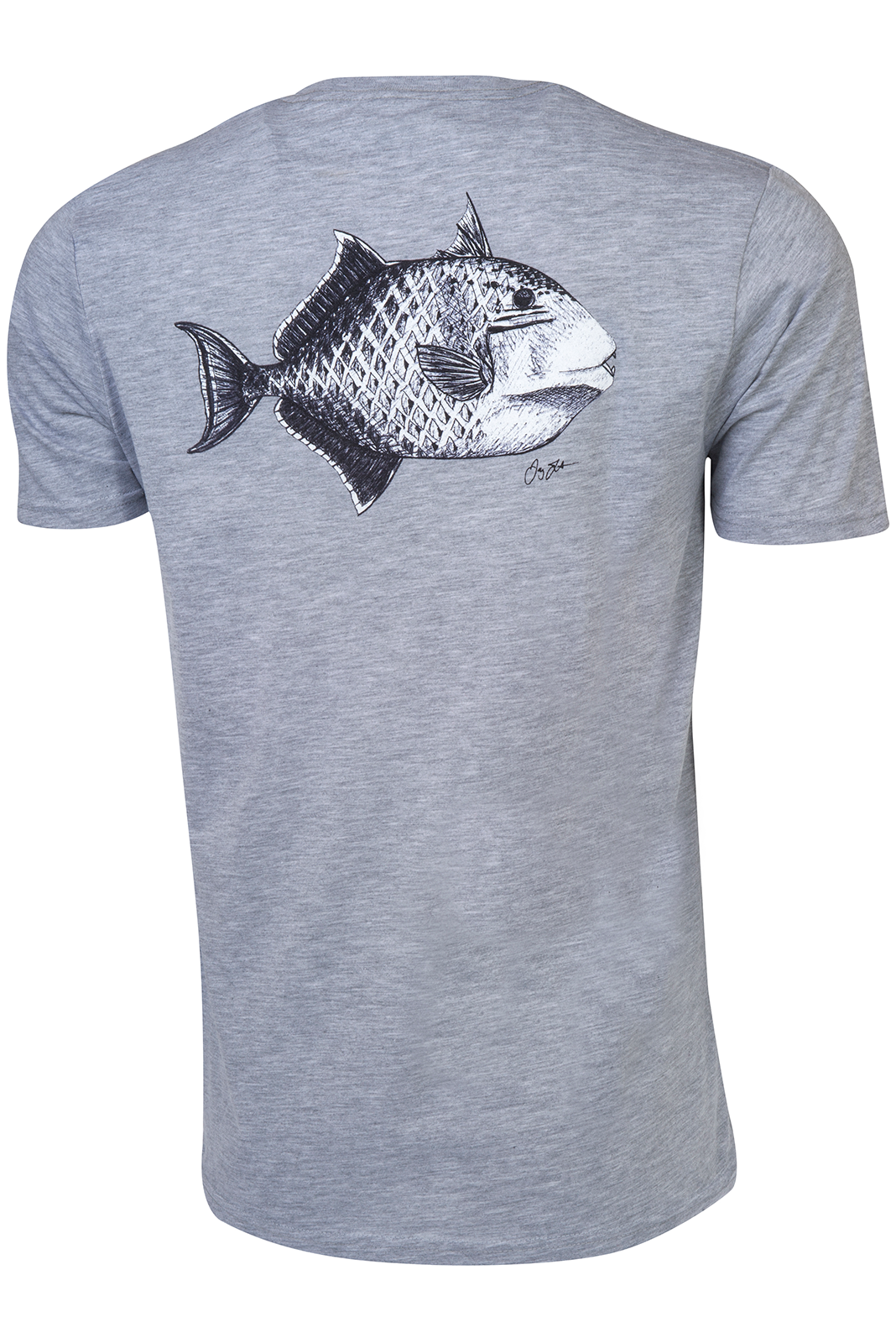 Yellowmargin Triggerfish T-Shirt - Gray – Thomas & Thomas