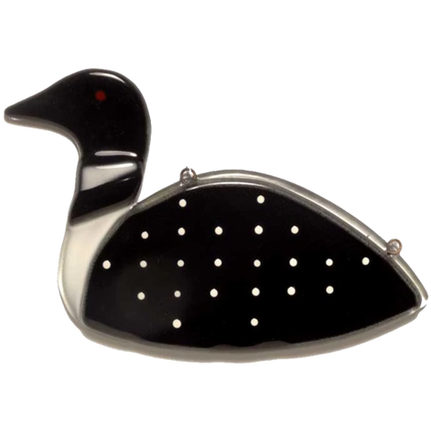 loon glass blow sun catcher