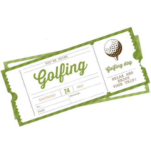 golf gift certificate