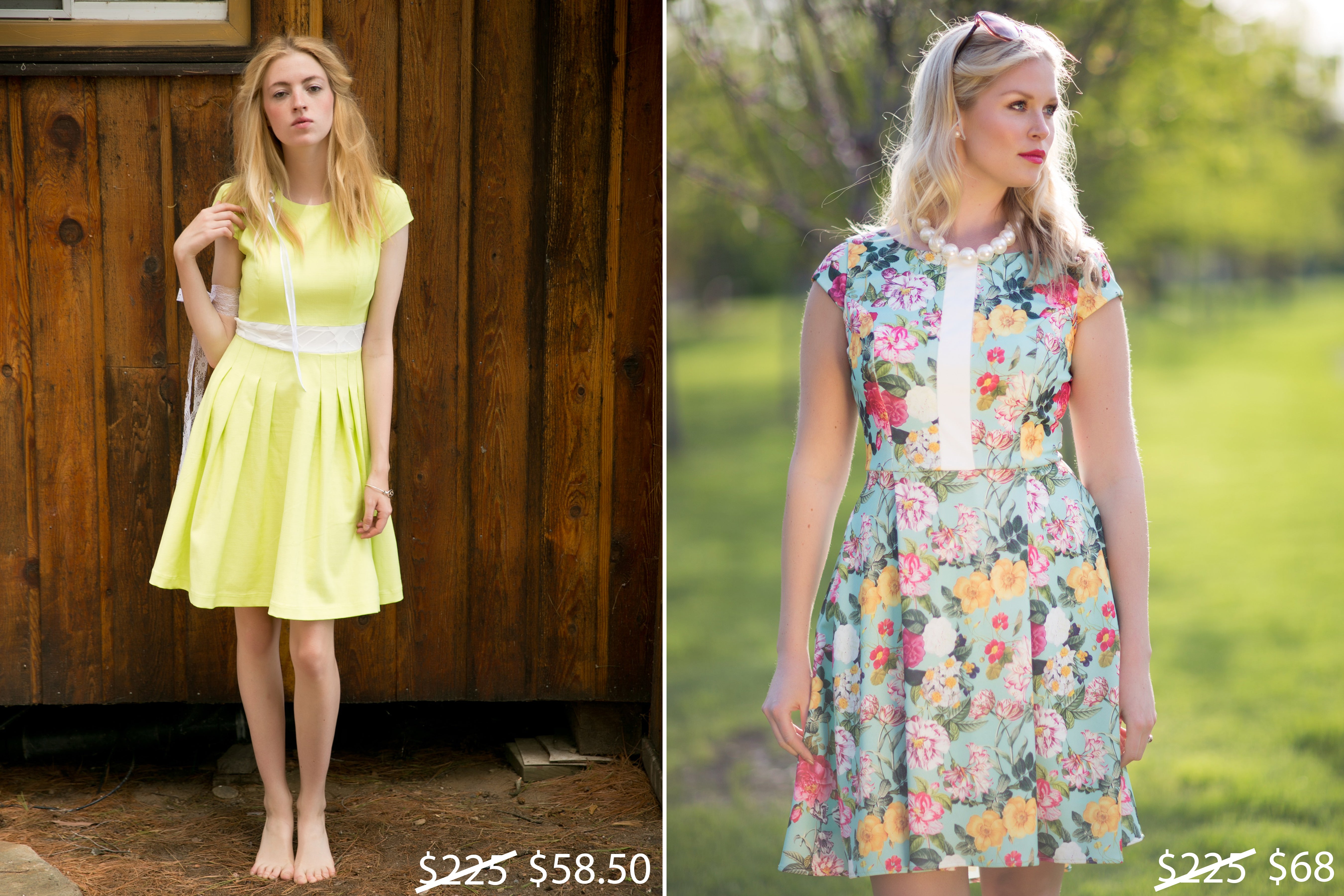 spring dresses, trunk sale at workshop boutique, ottawa