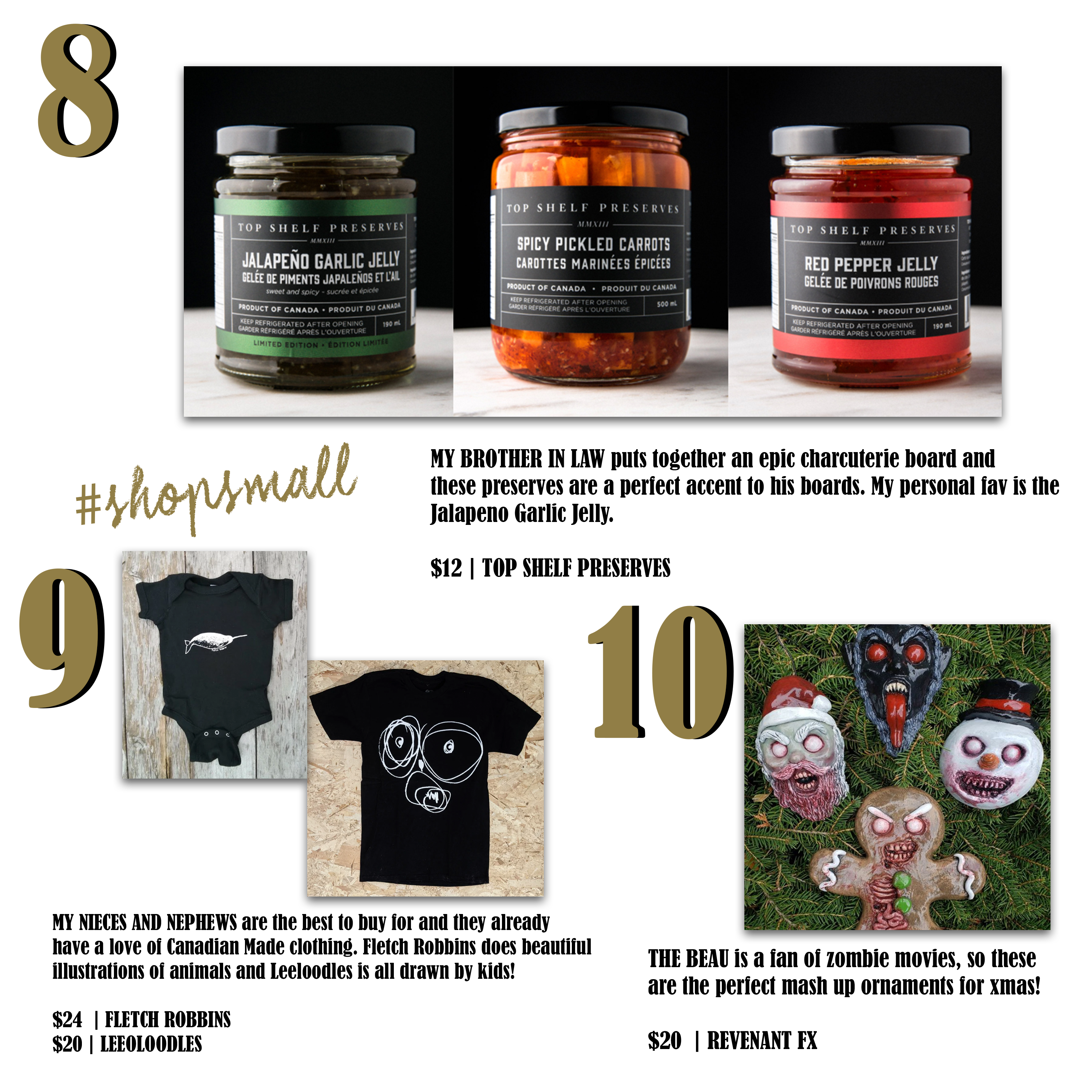 under 30 gift guide, locally made gift guides