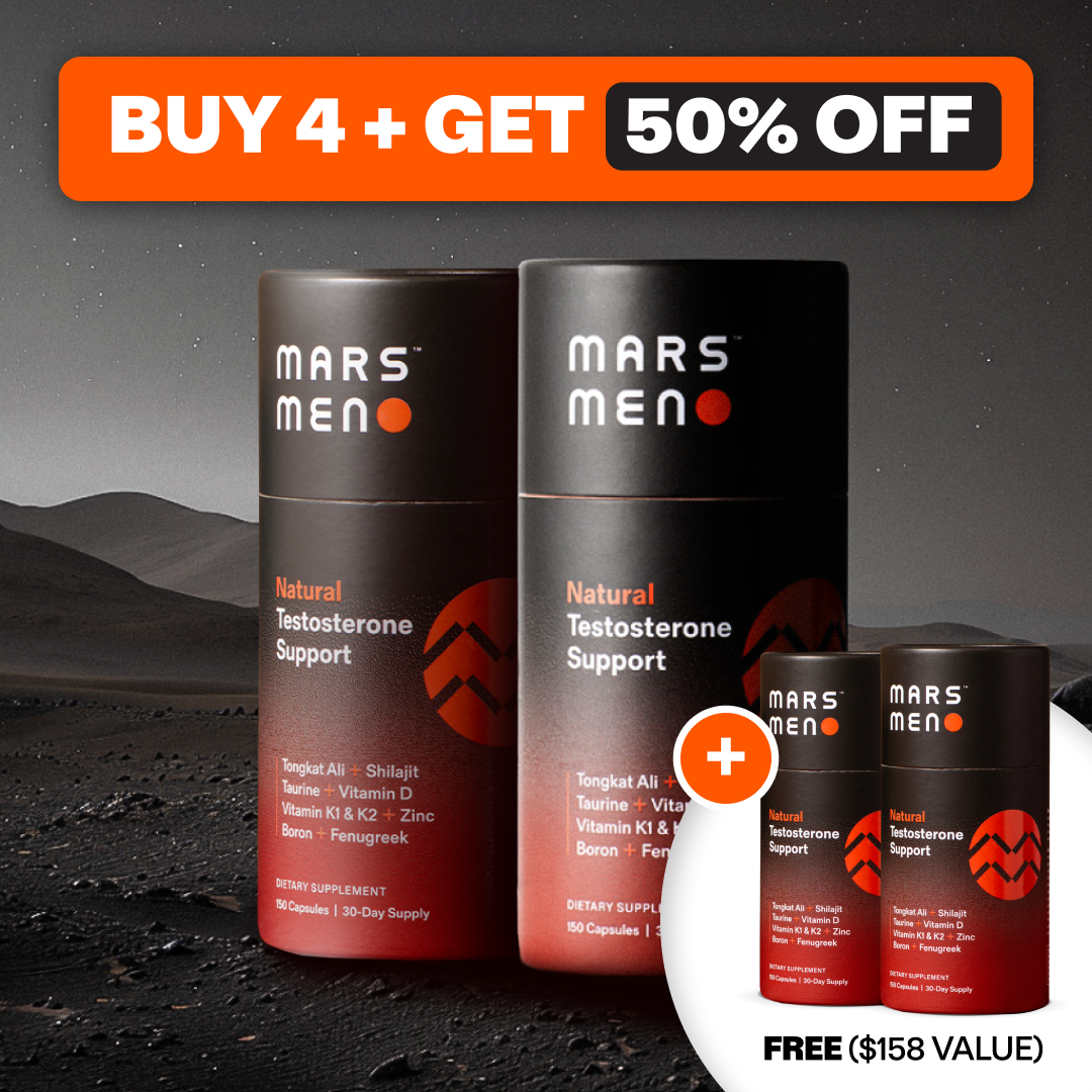 Natural Testosterone Support (Buy 4, Get 50% Off) - Mars Men product image