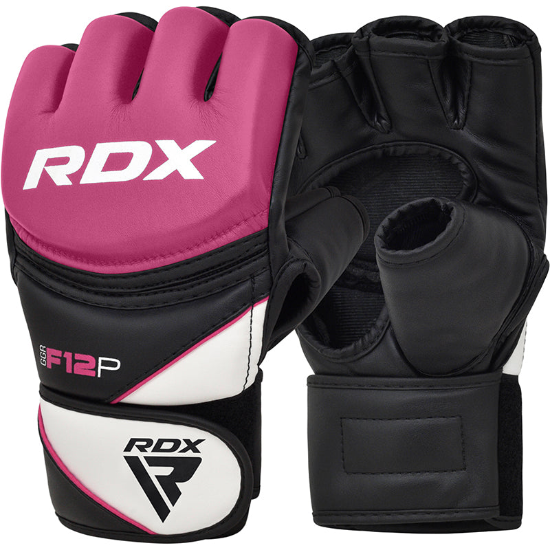 Photos - Gym Gloves RDX F12 MMA Gloves for Women Pink L GGR-F12P-L 
