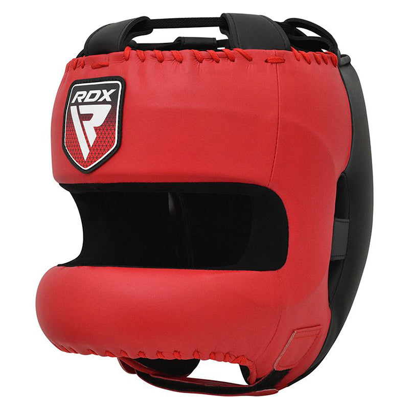 Photos - Martial Arts Protective Gear RDX APEX Boxing Head Gear With Nose Protection Bar Red / S Red HGM-PTA5R-S 