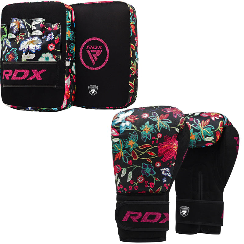 Photos - Martial Arts Gloves RDX FL3 Boxing Gloves with Focus Pads 10oz BFR-FL3-10oz 
