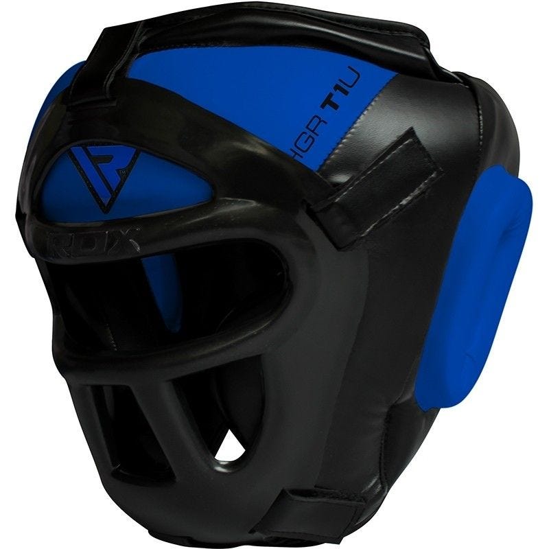 Photos - Martial Arts Protective Gear RDX T1 Head Guard With Removable Face Cage Black / XL Black HGR-T1B-XL 