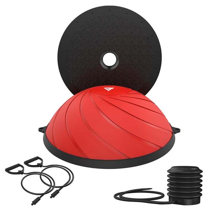 Photos - Yoga RDX TP  Balance Trainer Half Ball with Resistance Tubes & Air Pump Gre 