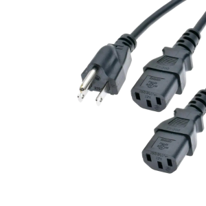 Bitmain Antminer 1.5m US Plug 2x C13 Power Cord