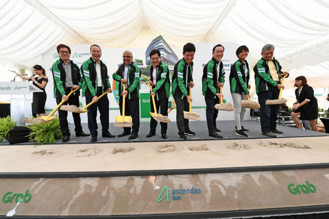 The groundbreaking ceremony