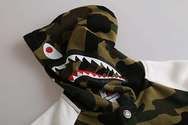 Camouflage Shark Hoodie – Fashion for Your Kids