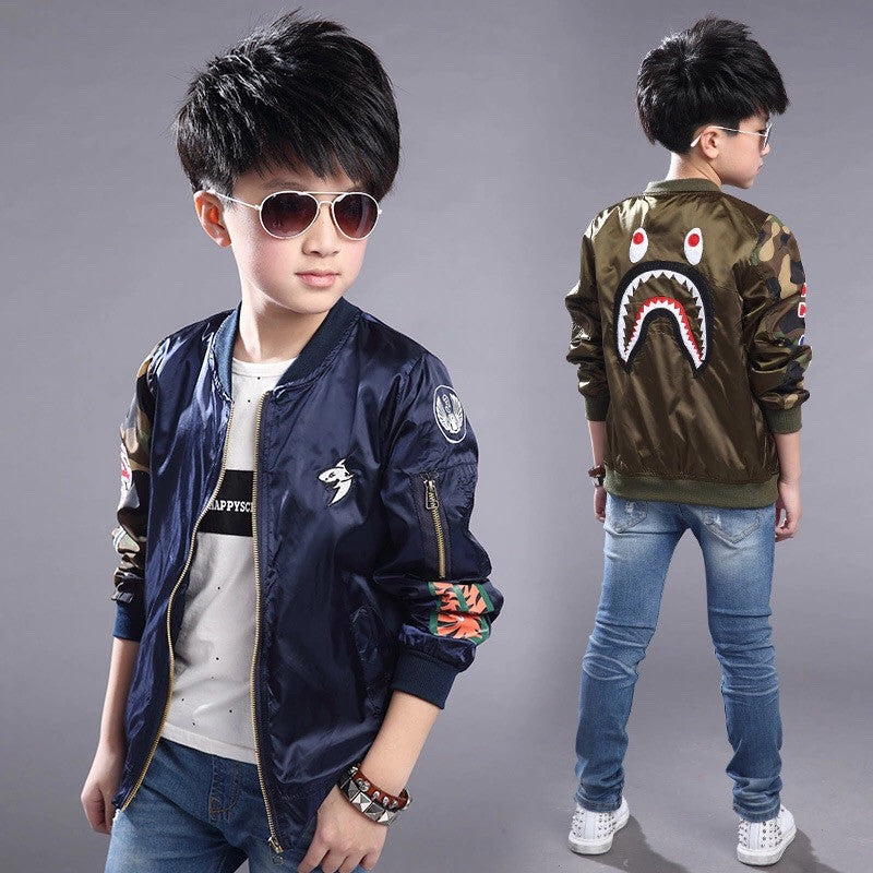 Shark Bomber Jacket – Fashion for Your Kids