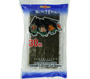 Marukai Roasted Seaweed Half Cut Temaki Size 30 Sheet 1.11 oz - Tokyo Central - Seaweed - Marukai -