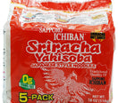 Sapporo Ichiban Sriracha Yakisoba 5 Packs 18 oz - Tokyo Central - Noodles - Sanyo -