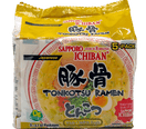 Sapporo Ichiban Tonkotsu Ramen 5 Pack 18.5 oz - Tokyo Central - Noodles - Sanyo -