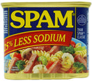 Spam Lunch Meat Less Sodium 12 oz - Tokyo Central - Canned Foods - Spam -