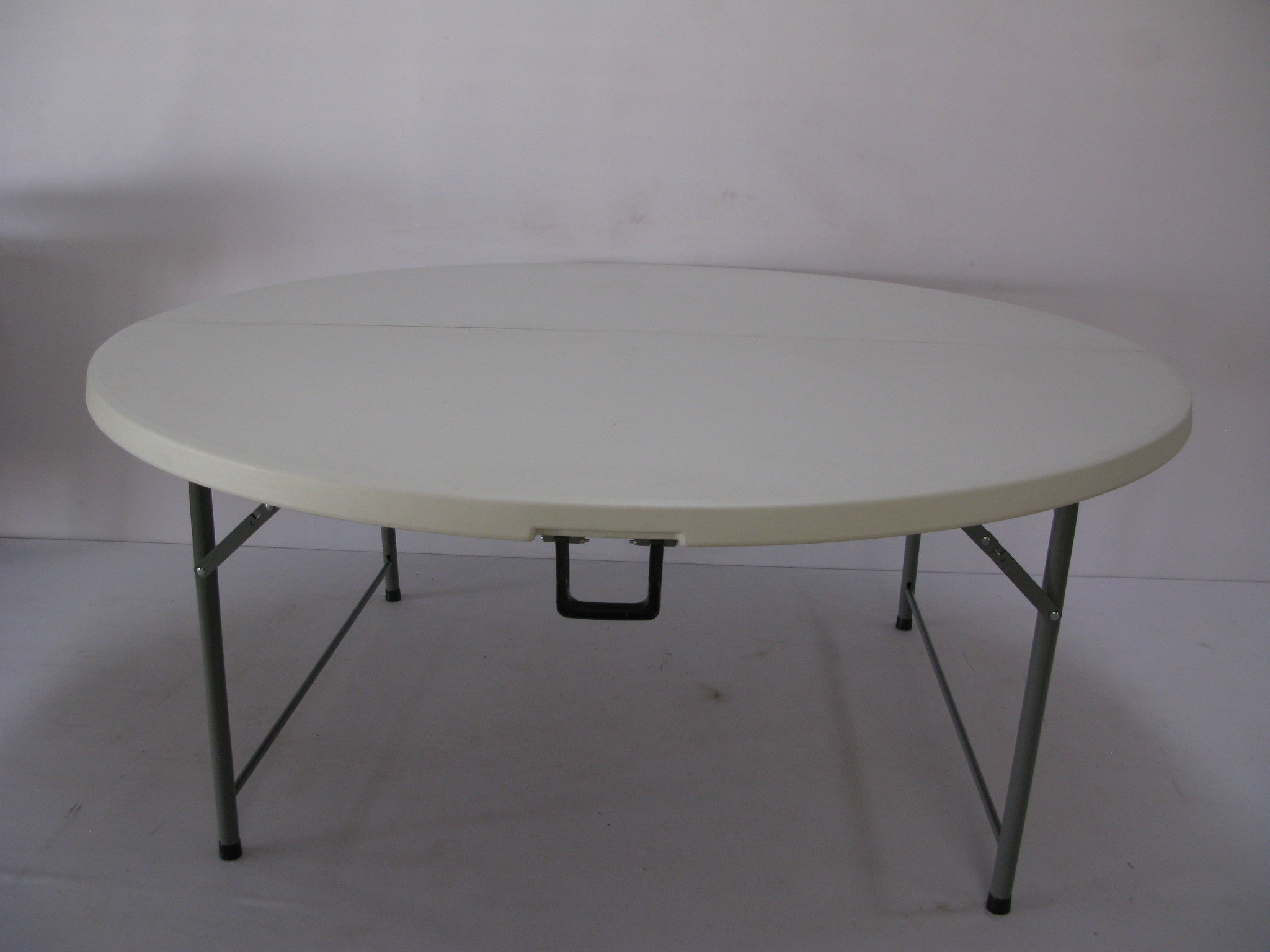 Rou003 Fold In Half Round Plastic Tables 1800mm Seats 10 12 People Moolla Furniture Corp Cc