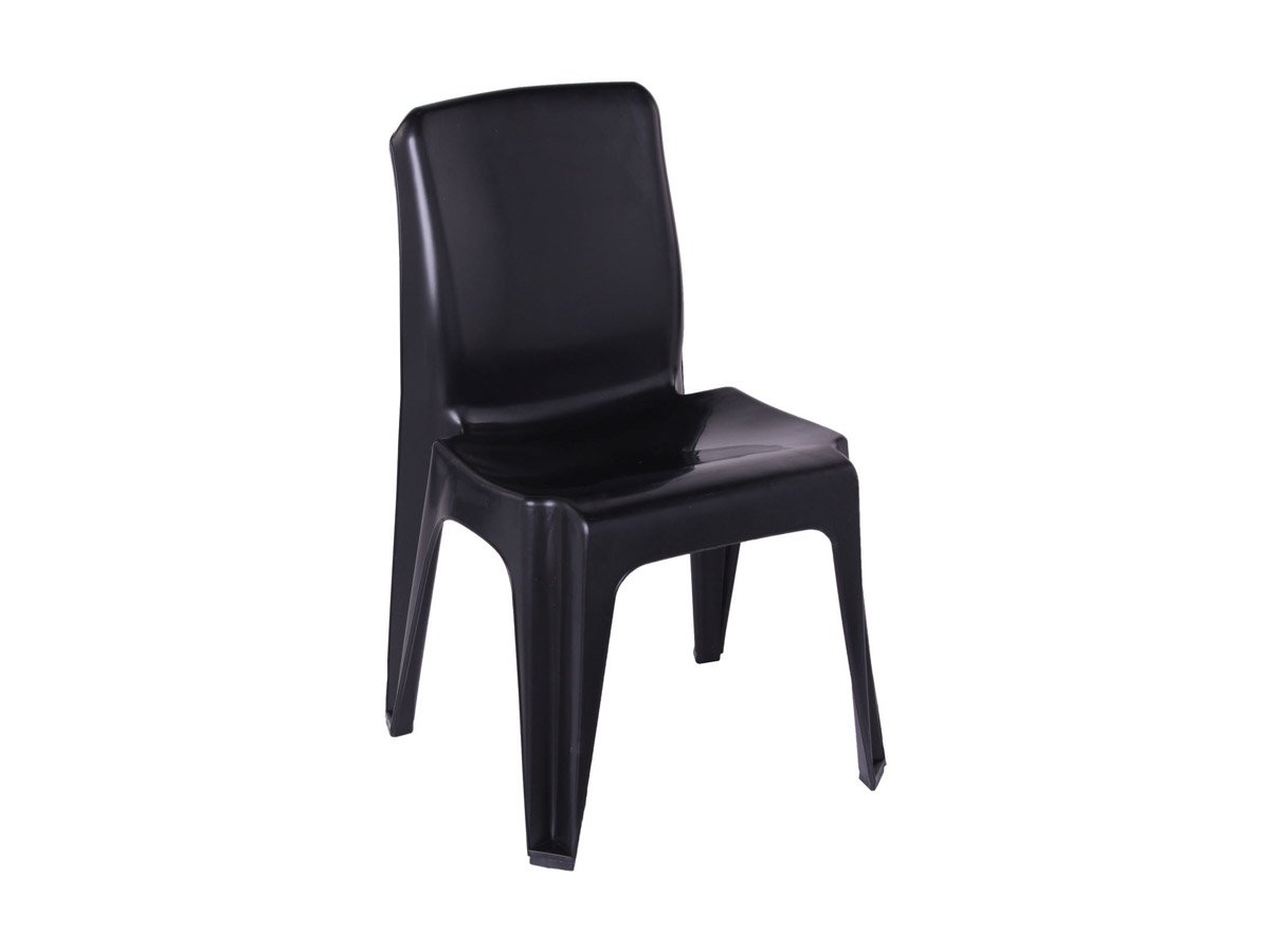 CAR001 Carlow Plastic Chair (Black Recycled) Moolla Furniture Corp CC