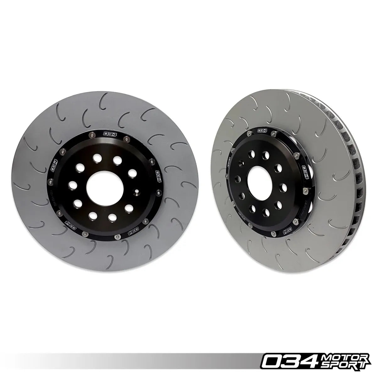 2-Piece Floating Front Brake Rotor Upgrade Kit, Volkswagen & Audi MQB and MQB EVO with 2.0T TFSI (Performance Pack)