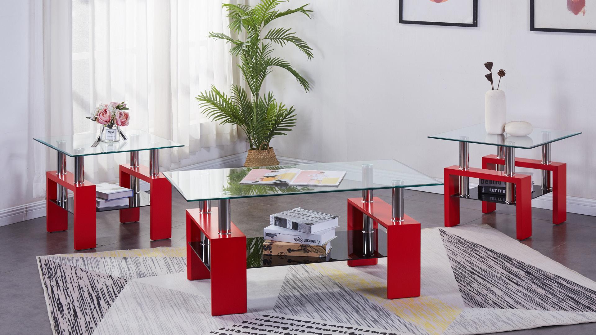 Audrey END TABLE (2/BOX) - T309E-RD