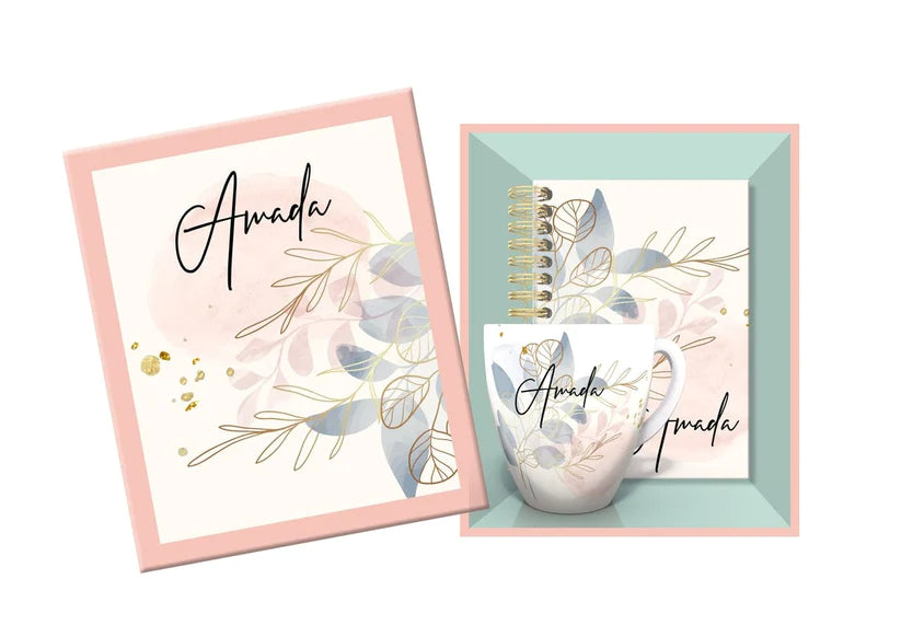 Set de libreta y taza - Amada