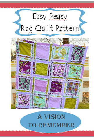 easy peasy rag quilt pattern