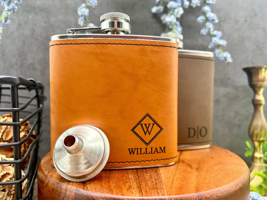 Men’s Personalized Flask