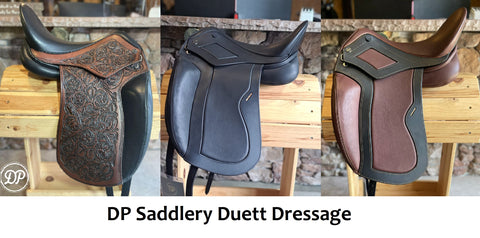 DP Saddlery Duett dressage saddle selections