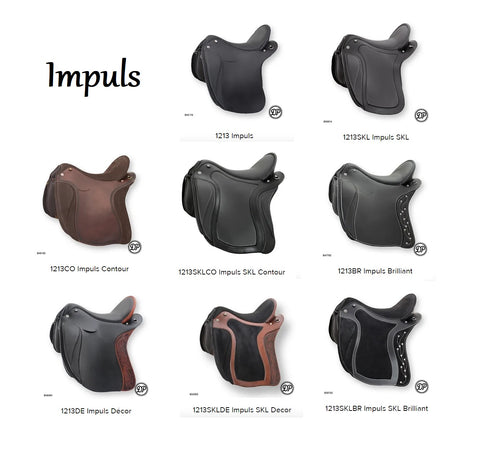 DP Saddlery Impuls saddles