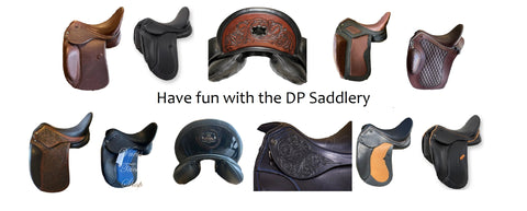 DP nova flex color tooling trim saddle dressage