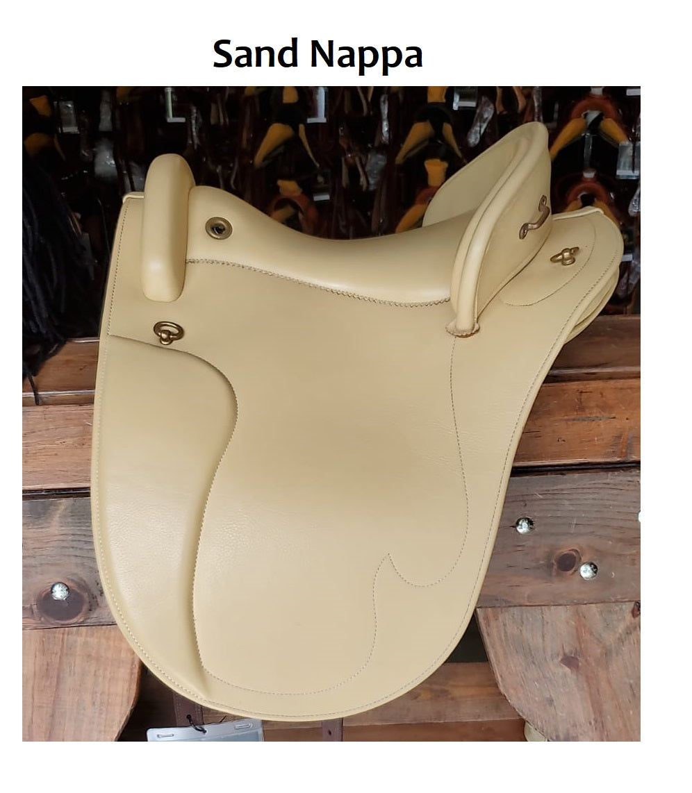 DP Saddlery Sand Nappa Leather Options