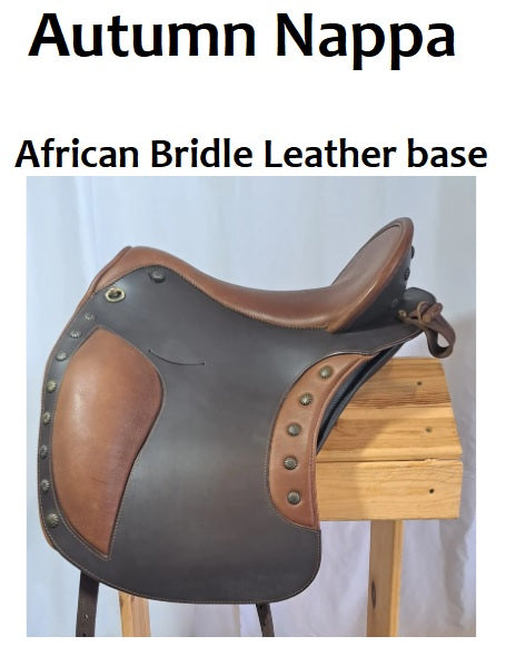 DP Saddlery Autumn Nappa Leather Color options