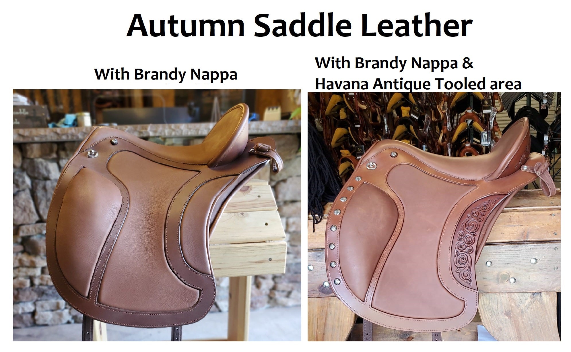 DP Saddlery Autumn Saddle Leather